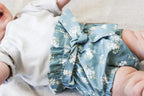 Jana Bottoms | Floral on Dusty Blue
