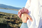 Mommy & Me Scrunchie  |  Dusty pink muslin
