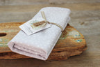 Burp Cloth | Snow on light grey