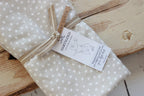 Burp cloth  |  Snow on Stone