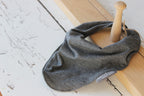 Bandana bib  |  Charcoal melange