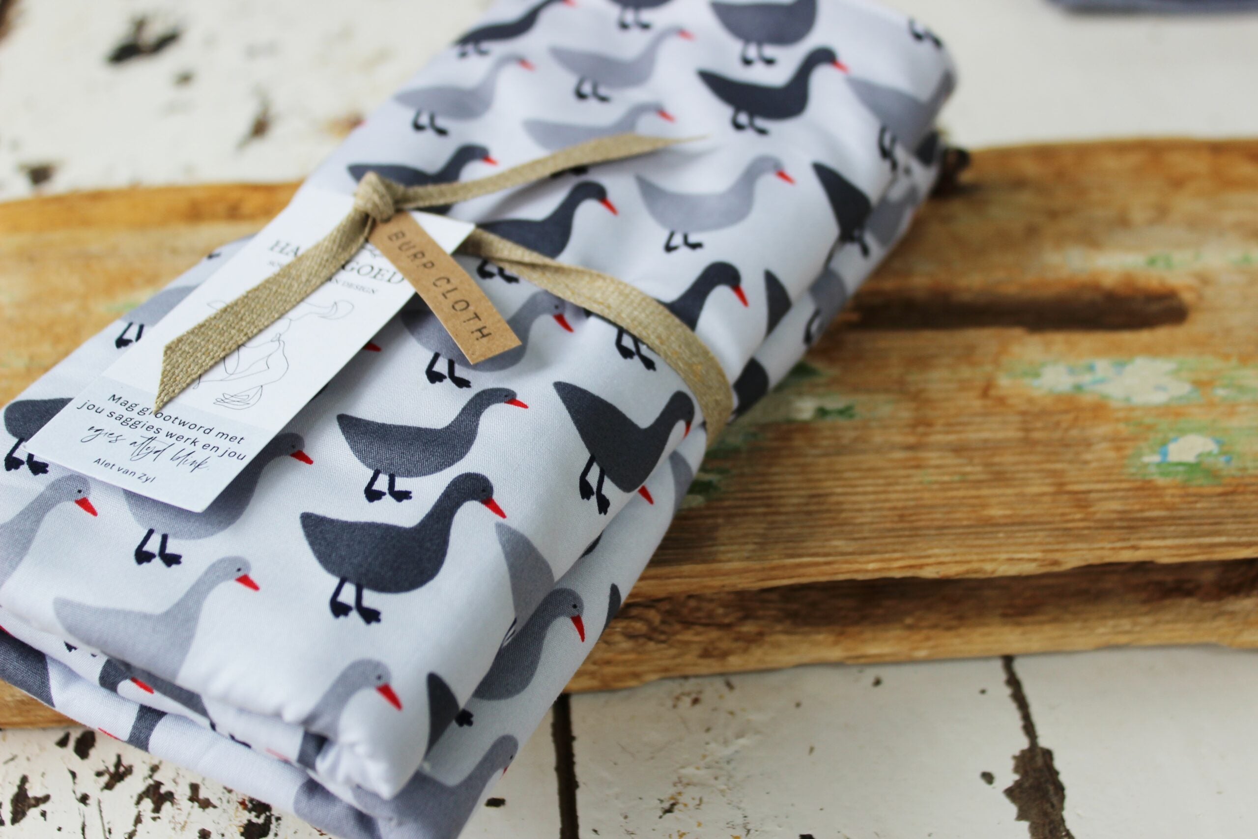 Burp cloth  |  Ducks