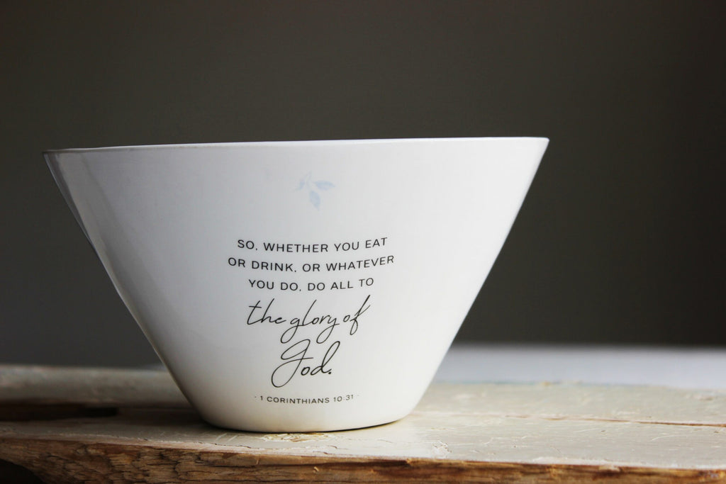 Breakfast bowl  |  1 Corinthians 10:31