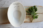 Medium oval bowl  |  Vreugde in jou huis