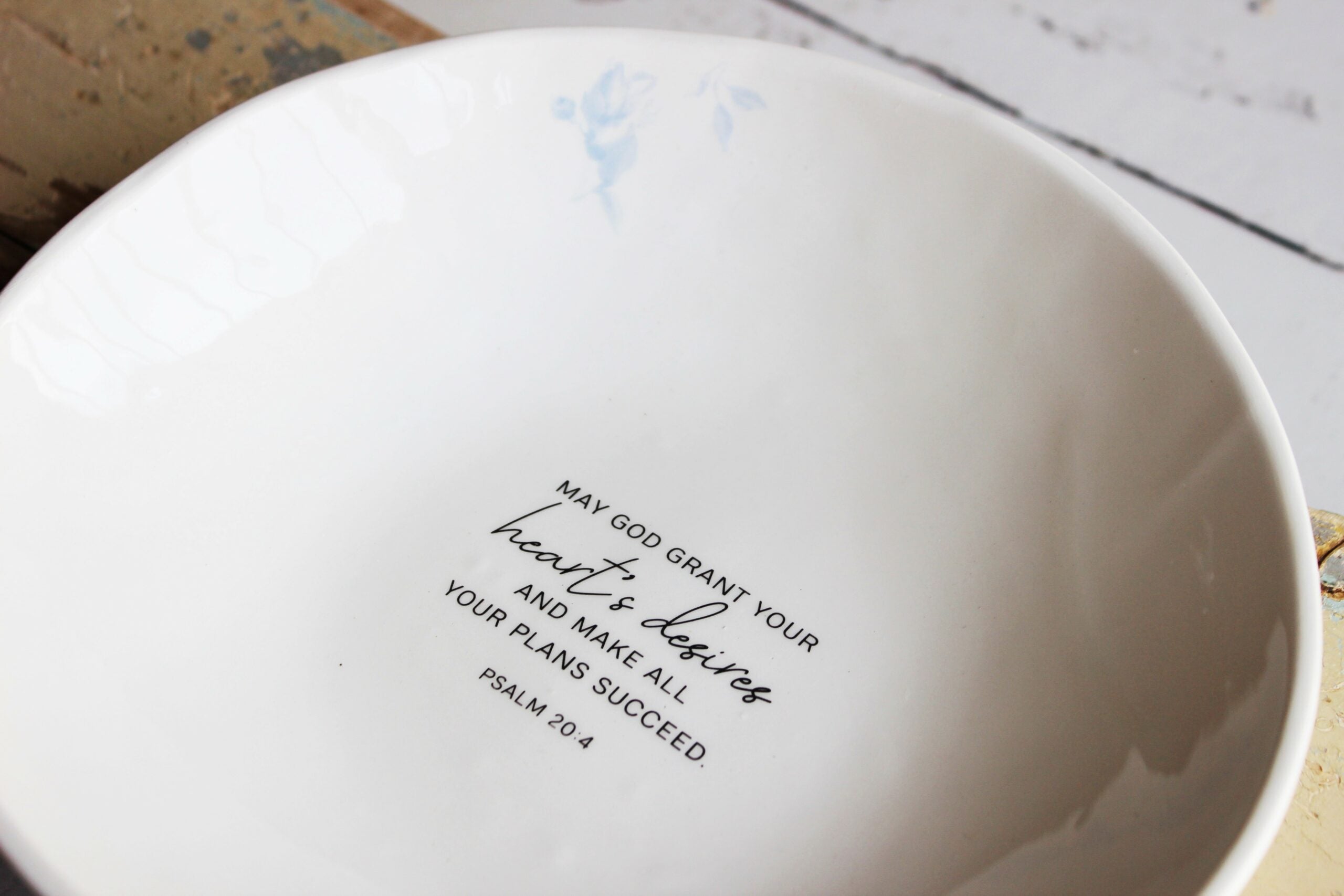 Karoo Pasta bowl  |  Psalm 20:4