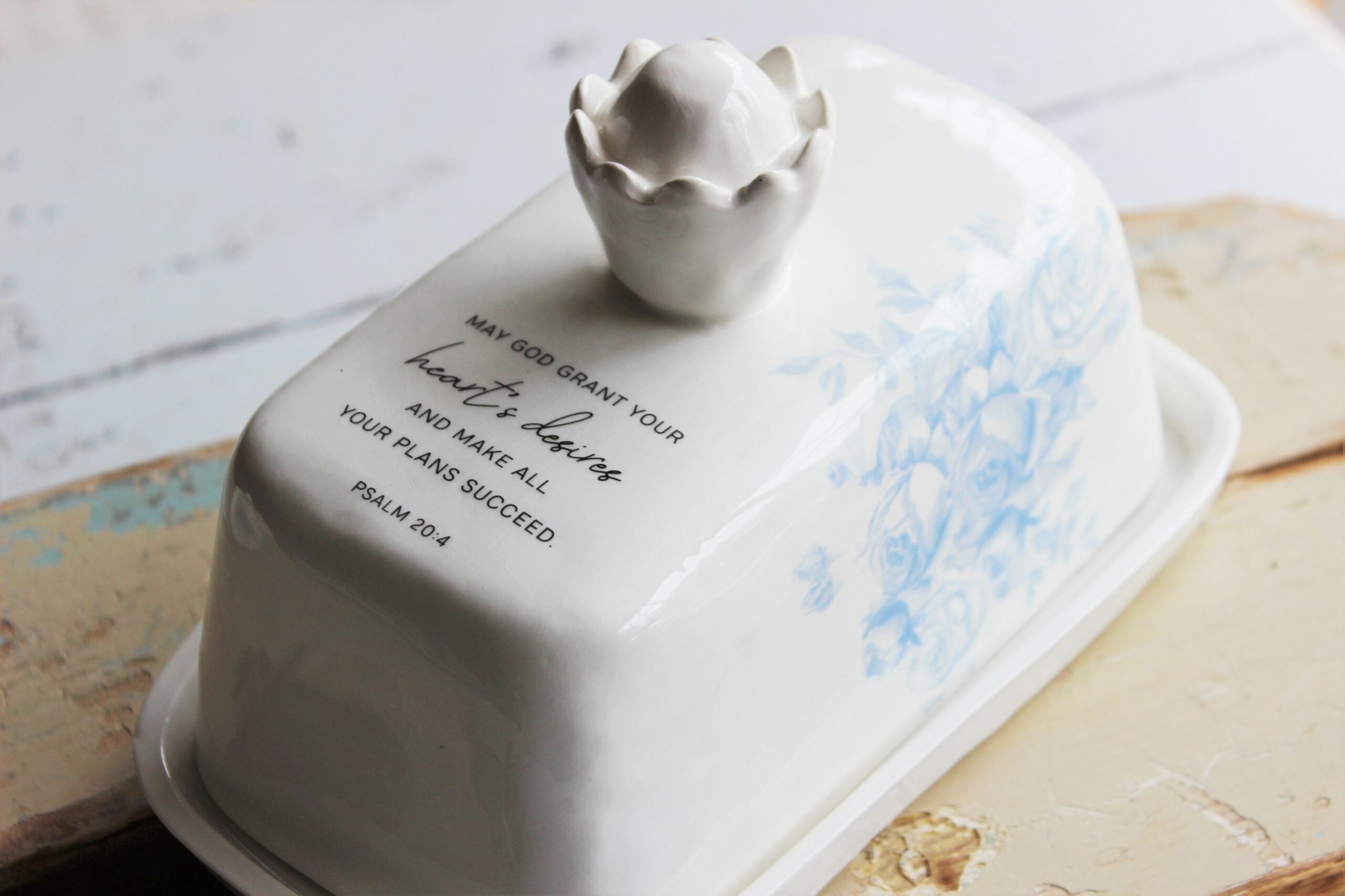 Butter dish |  Psalm 20:4