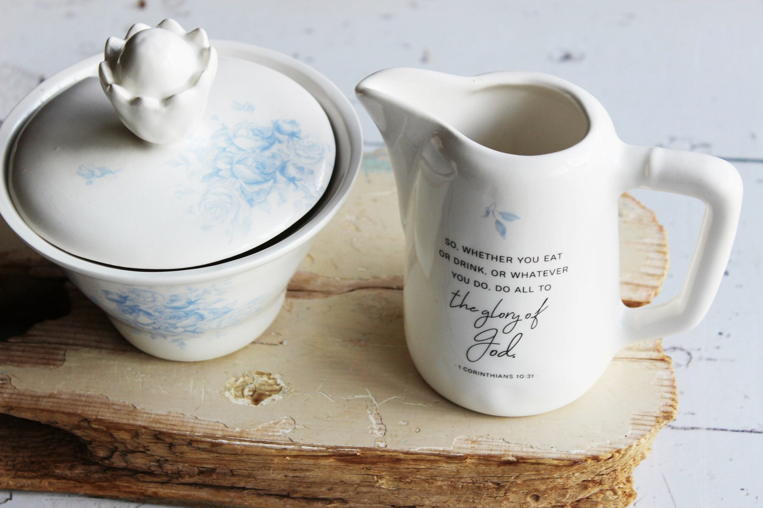 Milk jug  |  1 Corinthians 10:31