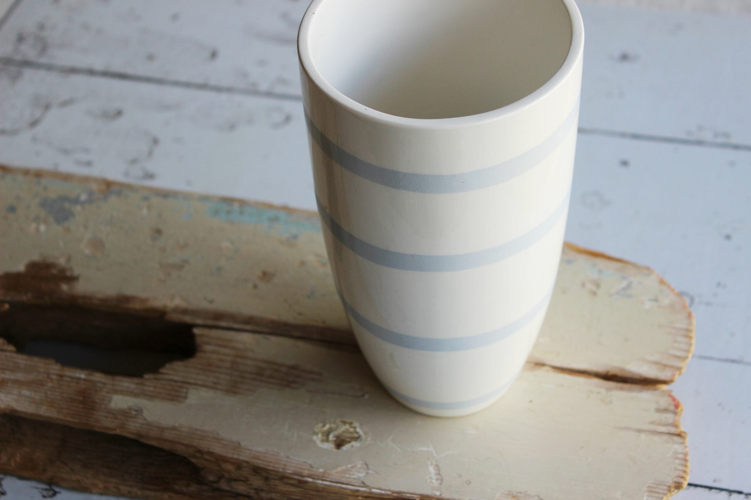 Bullet vase  |  Watercolour Pinstripe