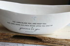 Large sloop Bowl  |  Numbers 6:24