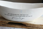 Large sloop Bowl  |  Numbers 6:24