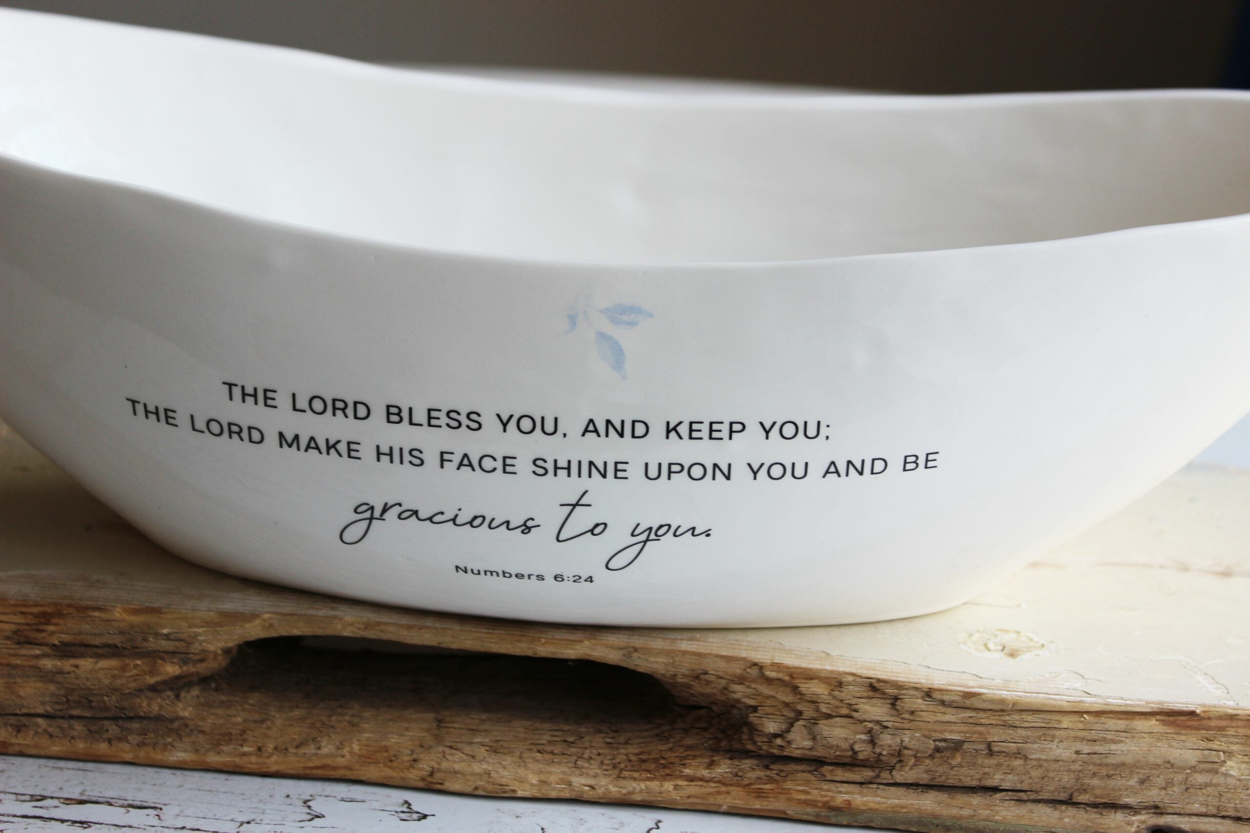 Large sloop Bowl  |  Numbers 6:24